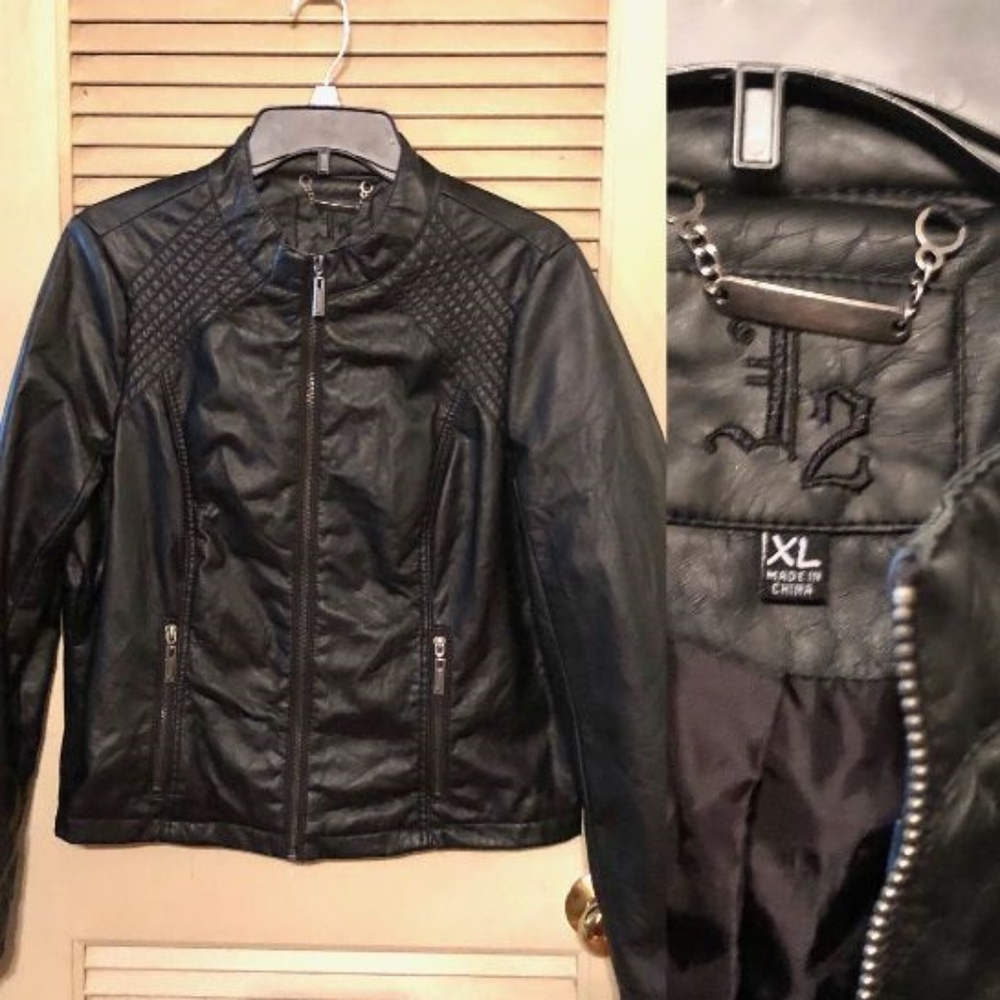 Faux Leather Jacket